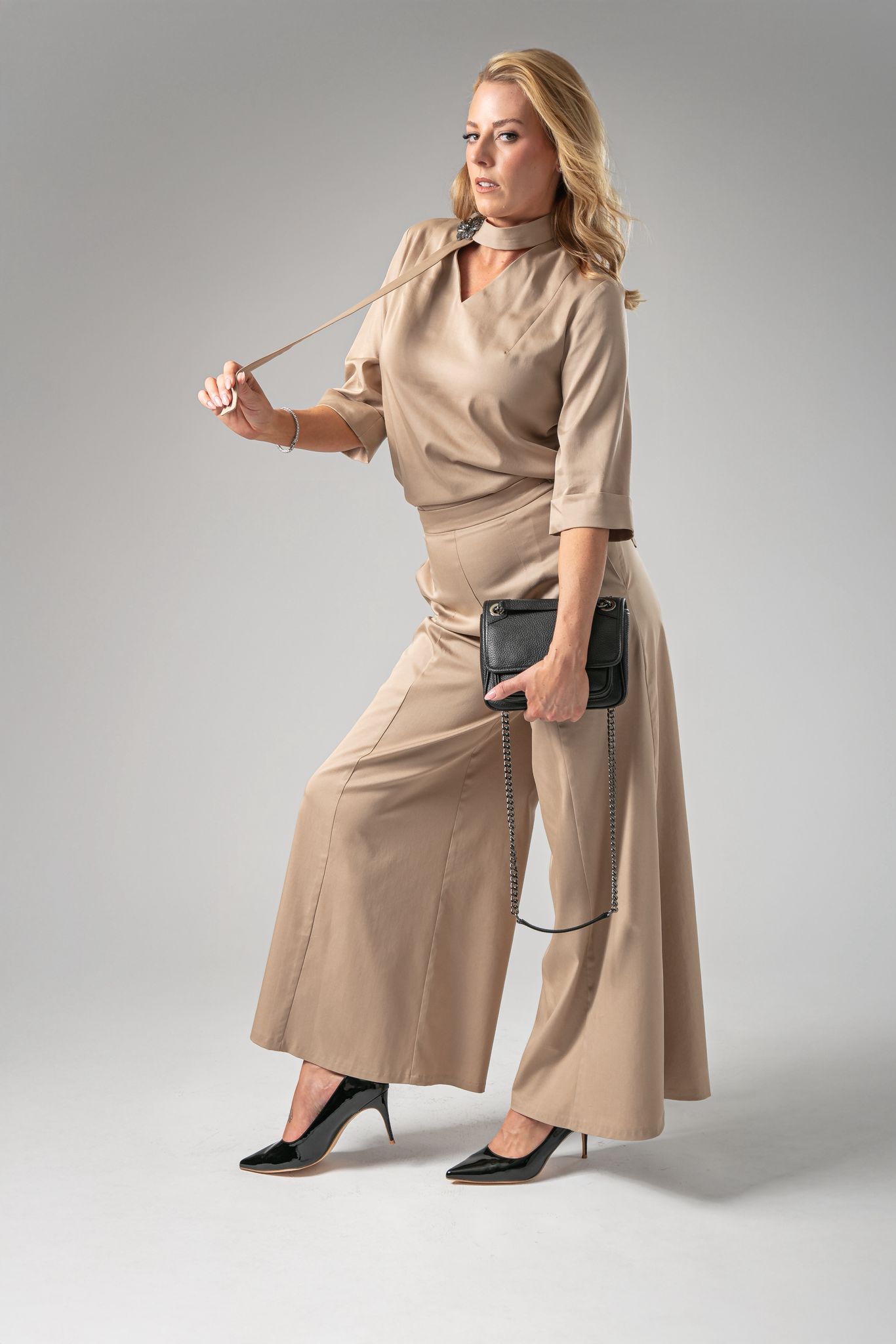 Nano wide leg pants