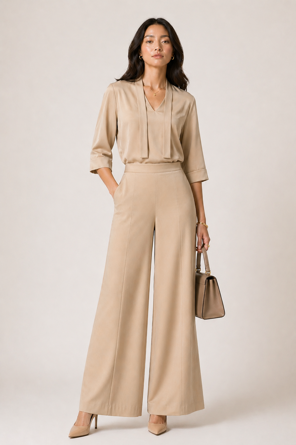 Nano wide leg pants