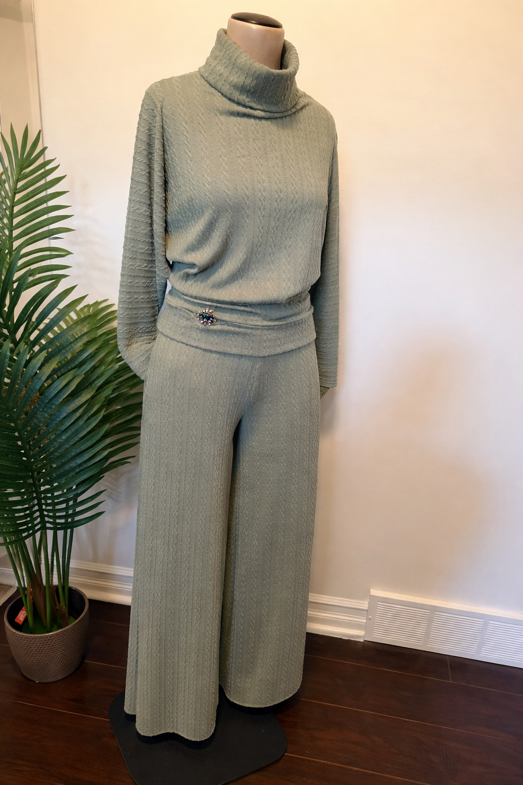Noury Knit Wide Leg Pants